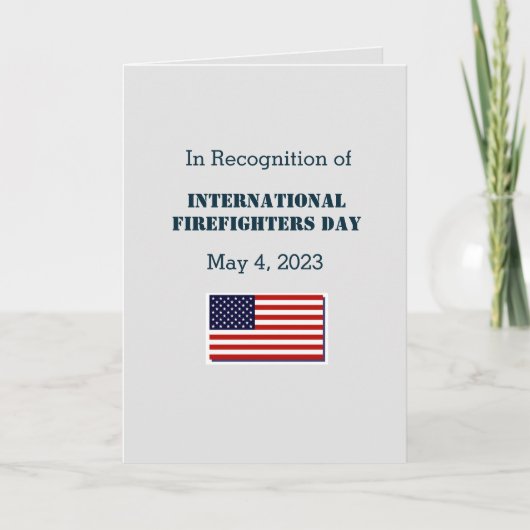 Brandweerdag 2023 Hartelijk dank Kaart (Voorkant)