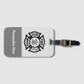 Brandweerdienst   bagagelabel (Voorkant (horizontaal))