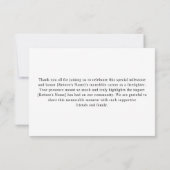 Brandweerdienst Brandweerdienst Bedankkaart (Achterkant)