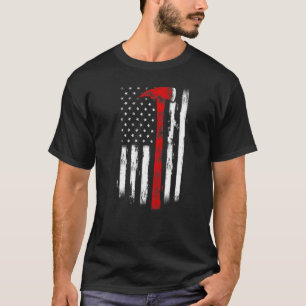 Brandweerdienst Brandweerdienst van Fireman Ax T-shirt