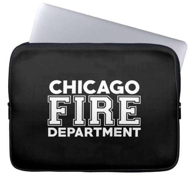 Brandweerdienst Chicago Laptop Sleeve (Voorkant)