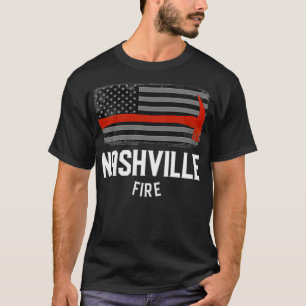 Brandweerdienst Nashville Tennessee T-shirt