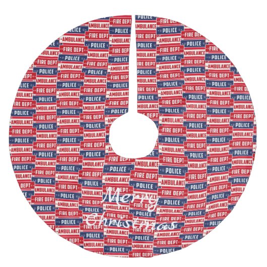 Brandweerdienst Thunder_Cove Kerstboom Rok (Voorkant)