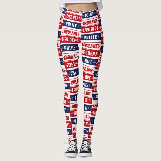 Brandweerdienst Thunder_Cove Leggings (Voorkant)