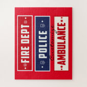 Brandweerdienst Thunder_Cove Legpuzzel (Verticaal)