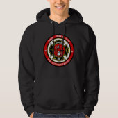 Brandweerdienst voor brandbestrijding - ADD-NAAM b Hoodie (Voorkant)