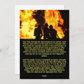 Brandweergebed voor de Kaart van St. Florian (Voorkant / Achterkant)