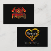 Brandweergeschenk voor Vuurman of Vrouw Visitekaartje (Voorkant / Achterkant)