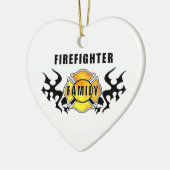 Brandweergezin Keramisch Ornament (Links)