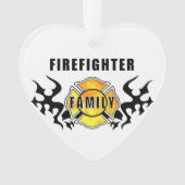 Brandweergezin Ornament (voorkant)