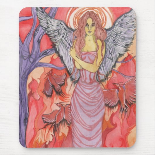 Brandweergistingsmousepad Muismat (Voorkant)