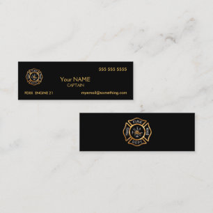 Brandweergoud Mini Visitekaartje