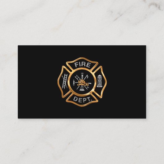 Brandweergoud Visitekaartje (Achterkant)