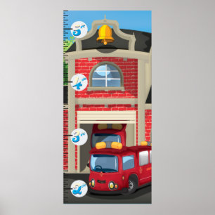 Brandweergroeigrafiek Poster