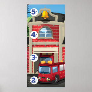 Brandweergroeigrafiek Poster