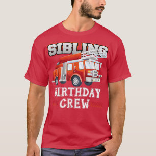 Brandweerhagelbul van de Birthday-bemanning T-shirt