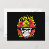 Brandweerhals Briefkaart (Voorkant / Achterkant)