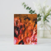 Brandweerhanden Briefkaart (Staand voorkant)