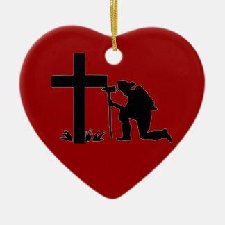 brandweerhartversiering keramisch ornament