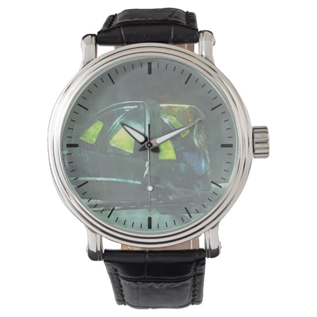Brandweerhelm Horloge (Voorkant)