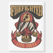  brandweerhelm Life Saver Magneet (Voorkant)