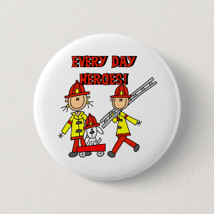 BrandweerHeroes Ronde Button 5,7 Cm