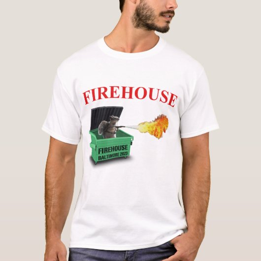 Brandweerkazerne in Baltimore Mannen T-shirt (Voorkant)