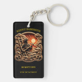 Brandweerkazerne van alledaagse helden sleutelhanger (achterkant)