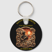 Brandweerkazerne van alledaagse helden sleutelhanger (Voorkant)