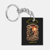 Brandweerkazerne van alledaagse helden sleutelhanger (Voorkant Links)