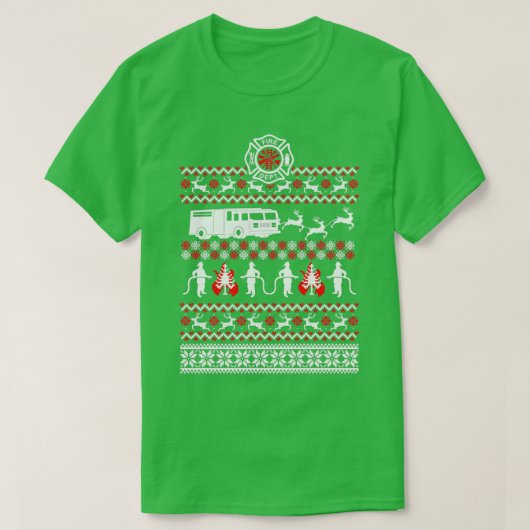 Brandweerkerst T-shirt (Design voorkant)