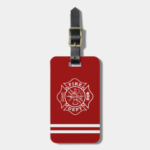 Brandweerkleding/brandweerman Maltese Bagagelabel