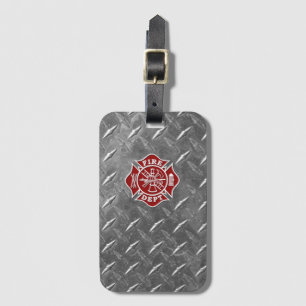 Brandweerkleding/brandweerman Maltese Bagagelabel