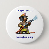 brandweerkorps ronde button 7,6 cm (Voorkant)