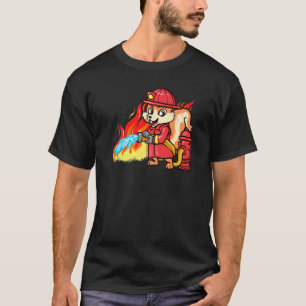 Brandweerkorrel Funny Fire Fighter 911 Firema T-shirt