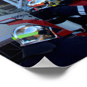 Brandweerlichter Poster (Hoek)