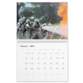 Brandweerlieden en brandweerlieden kalender (Feb 2026)