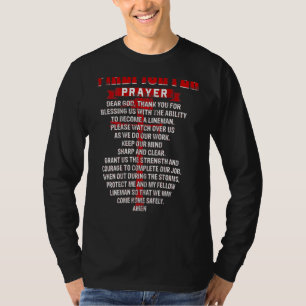 Brandweerlieden gebed Christelijke brandweermannen T-shirt