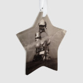 Brandweerlieden op het werk ornament (voorkant)