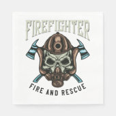 Brandweerluiers en hulpluiers servet (Voorkant)