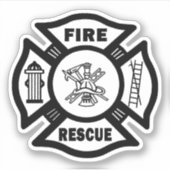 Brandweerluiken Sticker (Voorkant)