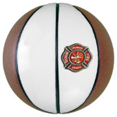 Brandweermaagd Maltees kruis, volledig formaat Bas Basketbal (Verticaal)