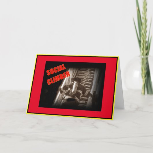 Brandweerman aan het werk blanco kaart (Voorkant)