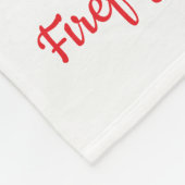 Brandweerman Afstuderen Brandweerman Fleece Deken (Hoek)