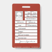 Brandweerman Badge (Achterkant)