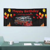 brandweerman Birthday Banner (Beurs)