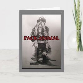 Brandweerman Blank Kaart