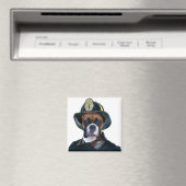 Brandweerman boxer hond magneet (Insitu (Vaatwasser))