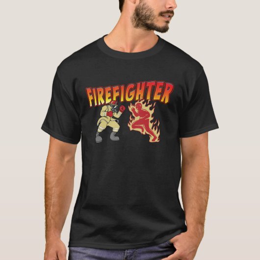 Brandweerman BoxingBoxer T-shirt (Voorkant)