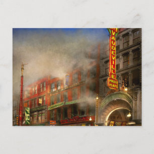 Brandweerman - Brandverkoop vandaag nog maar 1916 Briefkaart